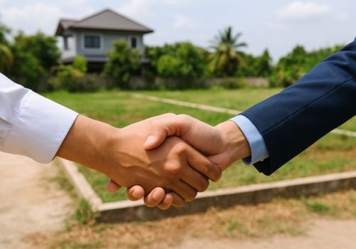 Direct land transaction between buyer and property owner – My Hanh Land plot for sale in Long An